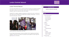 Desktop Screenshot of londonfeministnetwork.org.uk
